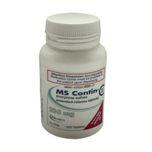 MS Contin (morphine ER) 200mg, White Round 15 273 - Morphine Sulfate 15mg Tablet